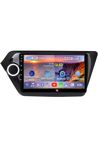 navi-it Navigatie dedicata Kia Rio 2011-2015, 4GB RAM 32 ROM, Android 13, Display QLED, 9",DSP, Carplay, And