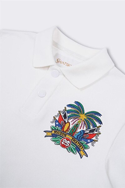 SWATSKY Boy White T-Shirt