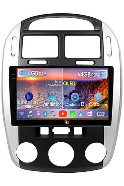navi-it Navigatie dedicata Kia Cerato 2004-2008, 4GB RAM 64GB ROM, Octacore, Android 13, Display QLED 9", DS