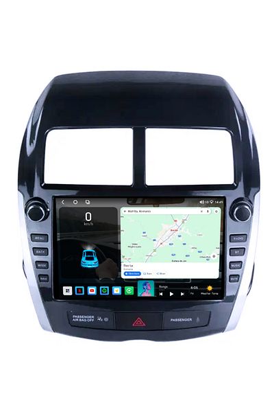 navi-it Navigatie dedicata Mitsubishi ASX 2010-2016, 4GB RAM 64GB ROM, Octacore, Android 14, Display QLED 1K