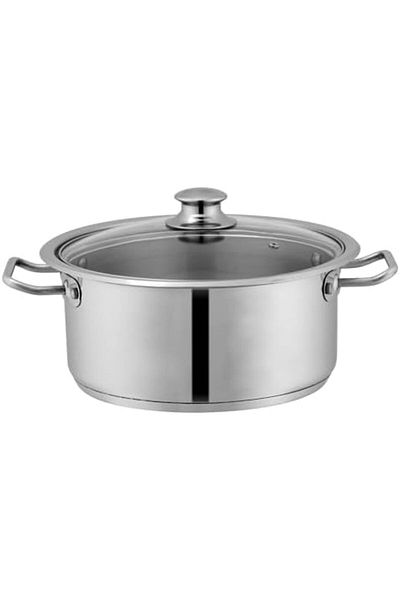 SONEX Mega Super Pot, (8.6 Ltr) Stainless Steel Cooking Pot/Casserole