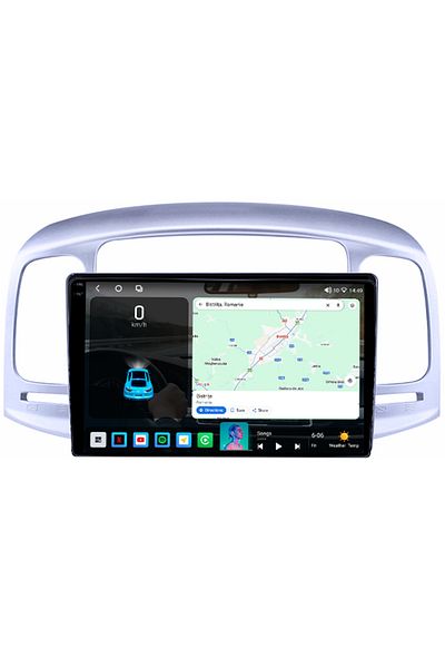 navi-it Navigatie dedicata Hyundai Accent 2006-2012, 4GB RAM 64GB ROM, Octacore, Android 14, Display QLED 1K