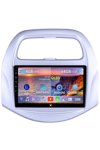 navi-it Navigatie dedicata Chevrolet Spark Beat 2018-2020,4GB RAM 64GB ROM, Octacore, Android 14, Display QL