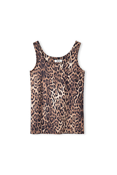 İpekyol T-Shirt with Leopard Print