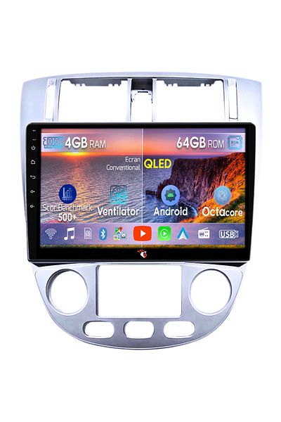 navi-it Navigatie dedicata Chevrolet Lacetti 2004-2013, 4GB RAM 64GB ROM, Octacore, Android 13, Display QLED