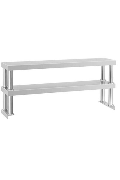Royal Catering Półki nastawne stalowe do stołu roboczego do kuchni szer. 120cm