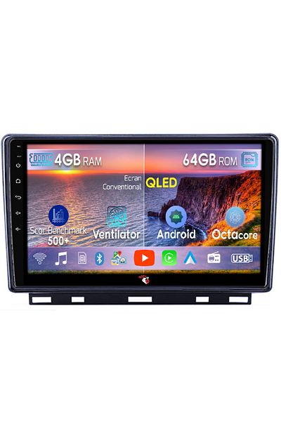 navi-it Navigatie dedicata Clio 5, 4GB RAM 64GB ROM, Octacore, Android 14, Display QLED 9", DSP, Carplay&And