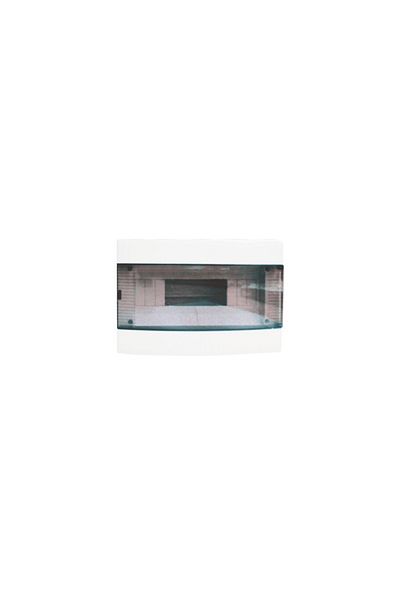 flores Fuse panel, surface-mounted, white, 12 positions