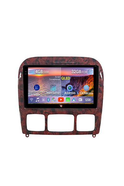 navi-it Navigatie dedicata Mercedes-Benz S-class, 4 GB RAM 32 ROM, Android 13, Display QLED, 9", DSP, Carpla