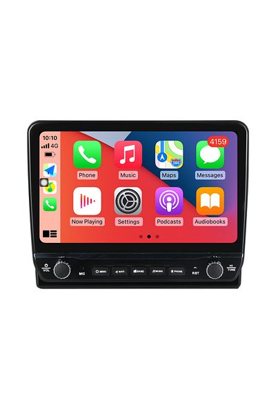 navi-it Dedicated VW 10INCH navigation with rotary buttons model 2024, 4 GB RAM 64 ROM, Quadcore, Android 13,