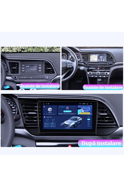 navi-it Navigatie dedicata Hyundai Elantra 2016-2020, 4GB RAM 64GB ROM, Quad Core, Display 9" QLED 1K, Carpl