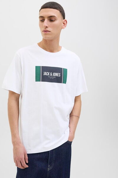 Jack & Jones Ανδρικό μπλουζάκι με τυπωμένο λογότυπο στήθους - Hayato