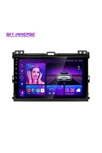 navi-it Dedicated navigation for Toyota Prado 2004-2009, 4GB RAM 64GB ROM, Octacore, Android 13, QLED 9" display