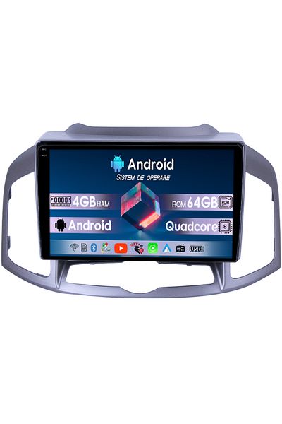 navi-it Navigatie dedicata Chevrolet Captiva 2012-2017, 4GB RAM 64GB ROM, Quadcore, Android 14, Display QLED
