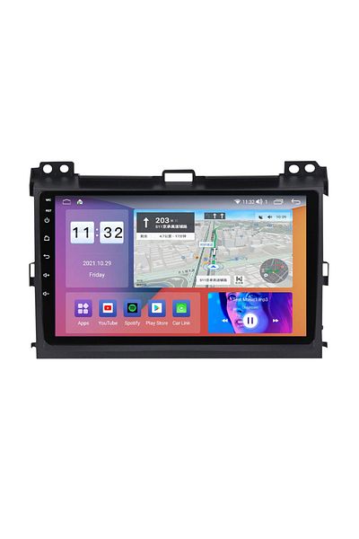 navi-it Navigatie dedicata Toyota Prado 2004-2009, 4 GB RAM 32 ROM, Android 13, Display QLED, 9", DSP, Carpl