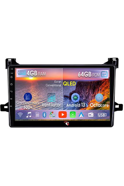 navi-it Navigatie dedicata Toyota Prius XW50 2015-2020, 4GB RAM 64GB ROM, Octacore, Android 13, Display QLED