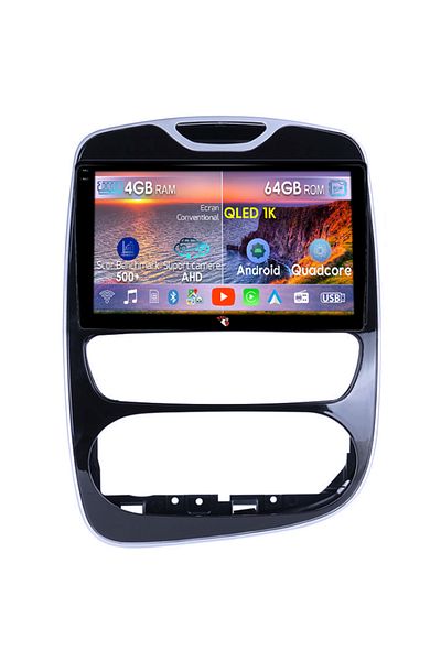 navi-it Dedicated navigation Renault Clio 4 BH98 KH98 2012-2018, 4GB RAM 64GB ROM, Octacore, Android 14, Displ