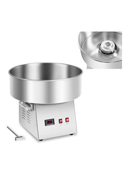 Royal Catering Mașină de făcut vată de zahăr cu LED 52 cm 1030W Royal Caterin...