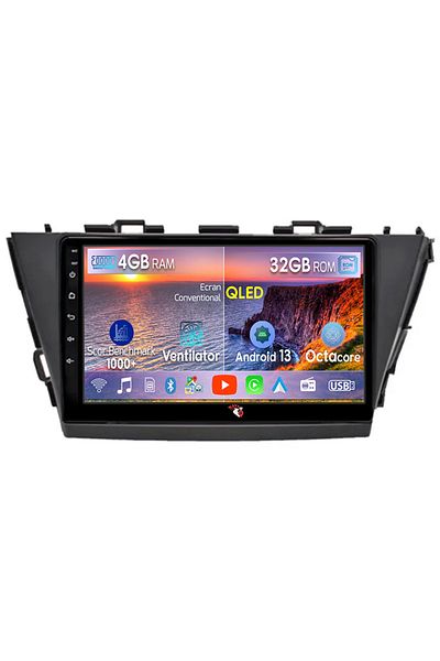 navi-it Dedicated navigation for Toyota Prius Plus V Alpha 2012-2017, 4 GB RAM 32 ROM, Android 13, Carplay, Display