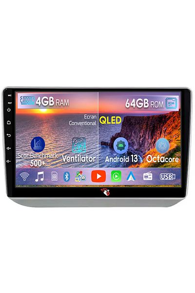 navi-it Dedicated navigation Skoda Fabia 2007-2014, 4GB RAM 64GB ROM, Octacore, Android 13, Display QLED 10",