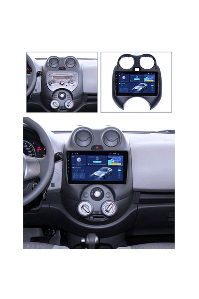 navi-it Navigatie dedicata Nissan March 2010-2013 & Micra 2010-2015, 4GB RAM 64GB ROM, Octacore, Display 9"