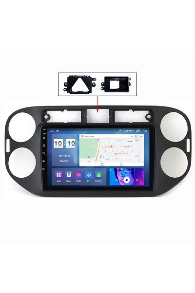 navi-it Navigatie dedicata Volkswagen Tiguan, 4GB RAM 64GB ROM, Octacore, Android 14, Display QLED 9", DSP,
