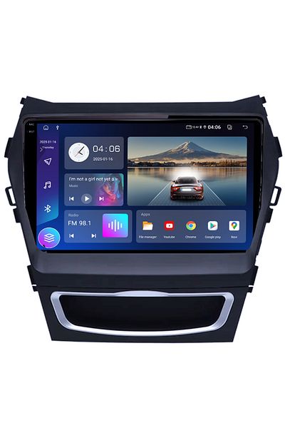 navi-it Navigatie dedicata Hyundai Santa Fe ix 45 2012-2017, 4GB RAM 64GB ROM, Quad Core, Display 9" QLED 1K