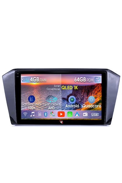 navi-it Navigatie dedicata VW Passat B8 2015-2018, 4GB RAM 64GB ROM, Octacore, Android 14, Display QLED 1K 1
