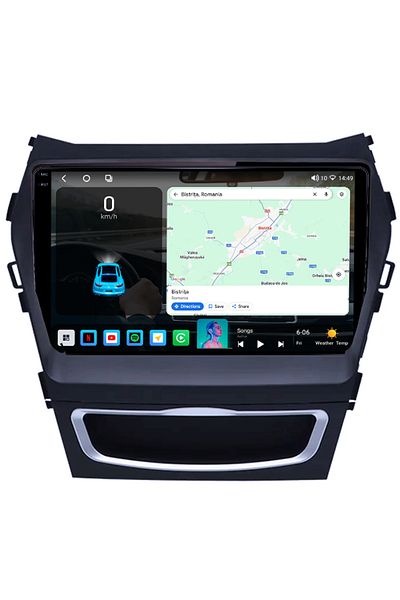 navi-it Navigatie dedicata Hyundai Santa Fe 2012-2018, 4GB RAM 64GB ROM, Octacore, Android 14, Display QLED