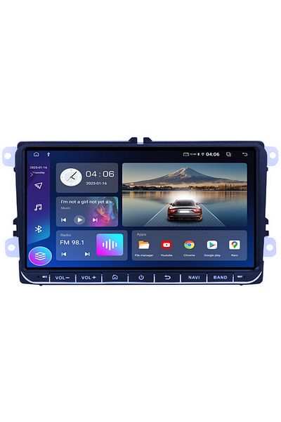 navi-it Navigatie dedicata Volkwagen, 4GB RAM 32GB ROM, Octacore, Android 14, Display QLED 9", DSP, Carplay&