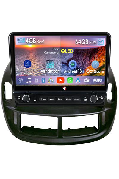navi-it Dedicated navigation Estima ACR30 AHD 2 with rotary buttons model 2024, 4GB RAM 64GB ROM, Quadcore, Year