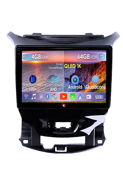 navi-it Dedicated navigation for Chevrolet Cruze 2017, 4GB RAM 64GB ROM, Octacore, Android 14, Display QLED 1K 9",