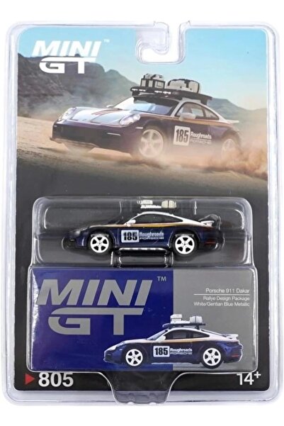 VB QUALITY مجموعة تصميم Mini GT 1/64 Porsche 911 Dakar Rallye باللون الأبيض/ا...