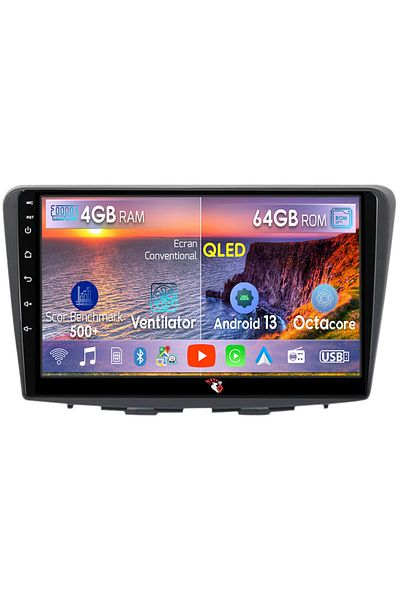 navi-it Dedicated navigation for Suzuki Baleno 2016-2018, 4GB RAM 64GB ROM, Octacore, Android 13, QLED 9" display