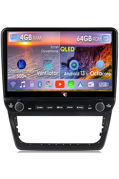 navi-it Dedicated navigation Yeti 5L 2009-2014 cu butoane rotative model 2024, 4 GB RAM 64 ROM, Quadcore, Andr