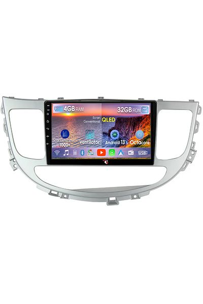 navi-it Dedicated navigation Hyundai Rohens Genesis 2008-2013, 4 GB RAM 32 ROM, Android 13, QLED display, 9",