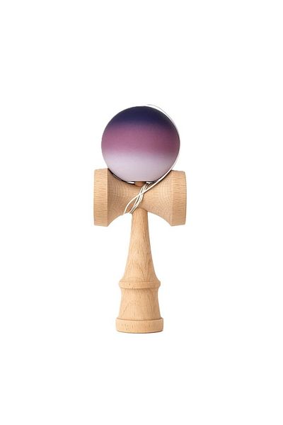 Flippy Jucărie interactivă Kendama, Flippy, din lemn, 18 cm, model gradient 15, negru/maro/alb