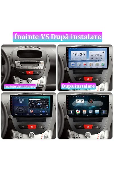 navi-it Navigatie dedicata Peugeot 107 2009-2015, 4GB RAM 64GB ROM, Octacore, Display 10" QLED 1K, Carplay,