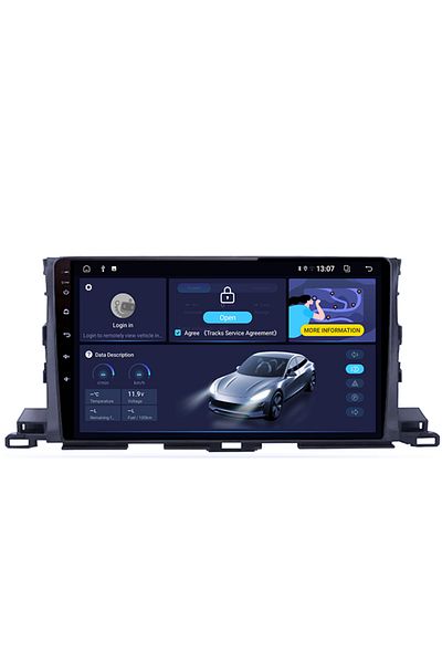 navi-it Navigatie dedicata Toyota Highlander 2014-2018, 4GB RAM 32GB ROM, Octacore, Android 14, Display QLED