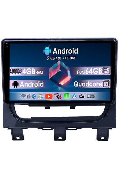 navi-it Navigatie dedicata Fiat Strada Idea 2012-2016, 4GB RAM 64GB ROM, Octacore, Android 14, Display QLED