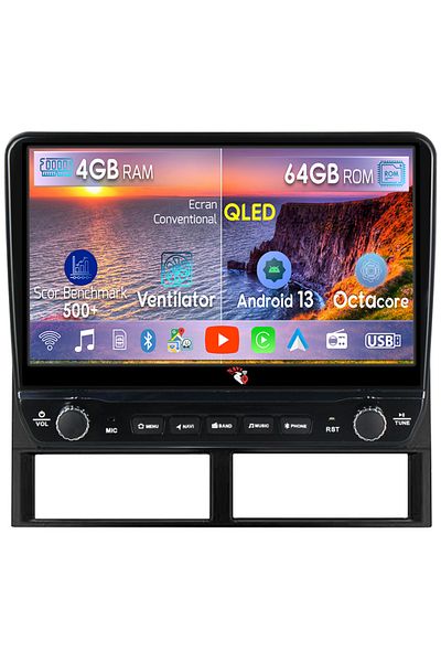 navi-it Dedicated navigation Grand Cherokee 1999-2005 with rotary buttons model 2024, 4 GB RAM 64 ROM, Quadcor