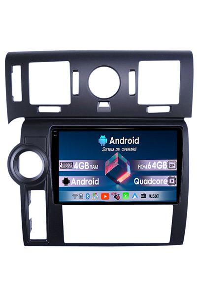 navi-it Navigatie dedicata Hummer H2 2007-2009, 4GB RAM 64GB ROM, Quadcore, Android 14, Display QLED 1K 9",