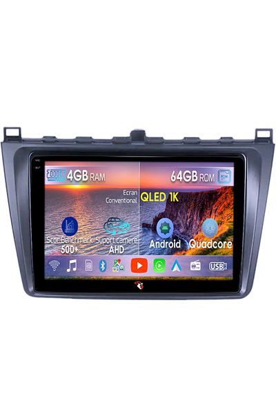 navi-it Dedicated navigation Mazda 6 2008-2014, 4GB RAM 64GB ROM, Octacore, Android 14, Display QLED 1K 9", Ca