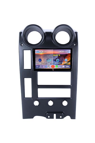navi-it Navigatie dedicata Hummer H2 2002-2007, 4GB RAM 64GB ROM, Octacore, Android 14, Display QLED 1K 9",