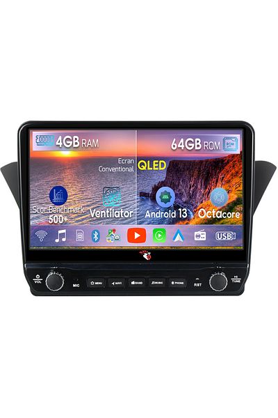 navi-it Navigatie dedicata Rohens Coupe 2012 cu butoane rotative model 2024, 4 GB RAM 64 ROM, Quadcore, Andr