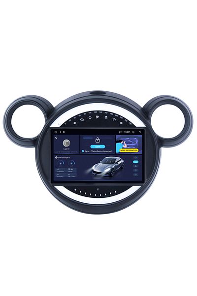 navi-it Navigatie dedicata Mini Cooper Countryman 2007-2014, 4GB RAM 32GB ROM, Octacore, Android 14, Display