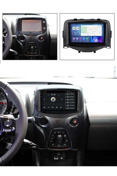 navi-it Navigatie dedicata Toyota Aygo 2016, 4GB RAM 64GB ROM, Quad Core, Display 9" QLED 1K, Carplay, Andro