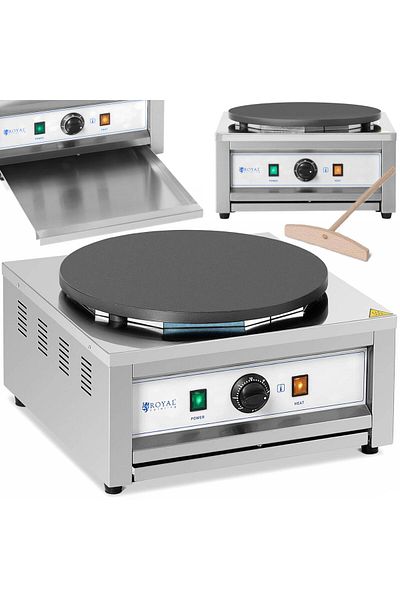 Royal Catering Naleśnikarka okrągła elektryczna śr. 40 cm 0-300 C 3000 W