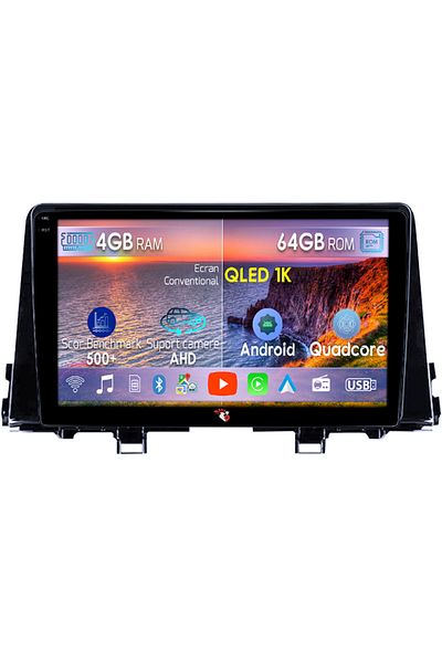 navi-it Navigatie dedicata KIA Morning picanto 2017-2020, 4GB RAM 64GB ROM, Octacore, Android 14, Display QL