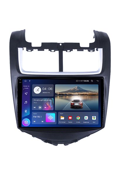 navi-it Dedicated navigation for Chevrolet Aveo 2014-2017, 4GB RAM 64GB ROM, Quadcore, Android 14, QLED 1K display